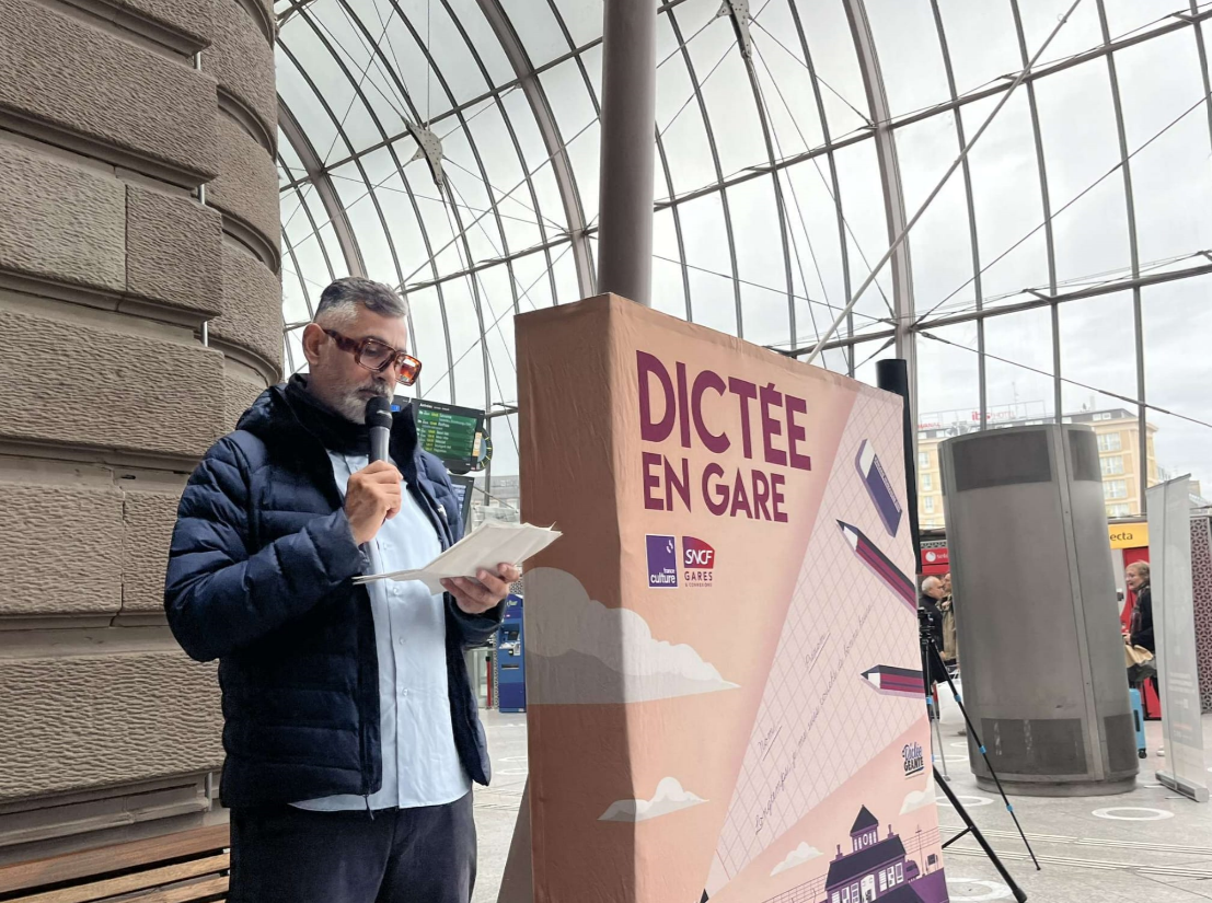 La dictée en gare de Strasbourg - Dockinfos