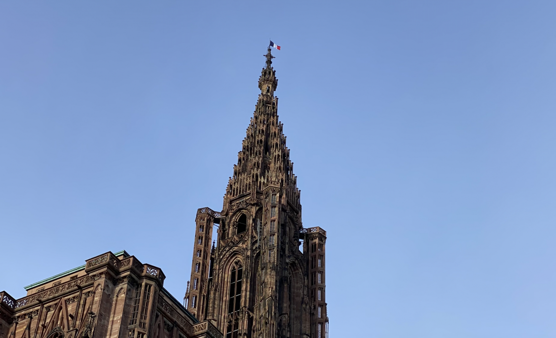 Drapeau des 80 ans de la Libération de Strasbourg